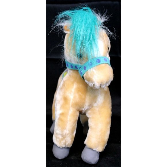 VTG Ringling Bros Barnum & Bailey Show Pony Horse Stuffed Animal Plush w/ Saddle - Picture 2 of 8